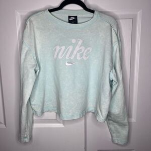 Nike Plus Cropped Sweatshirt Teal Sweatshirt Women’s 1x
